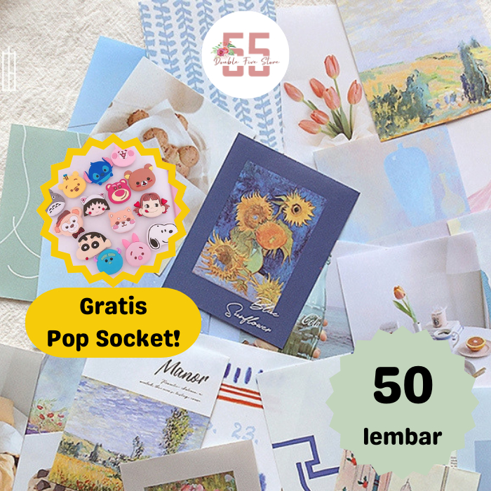 

Kertas Deco Dekorasi Jurnal Scrapbook Motif Aesthetic Vintage - 106