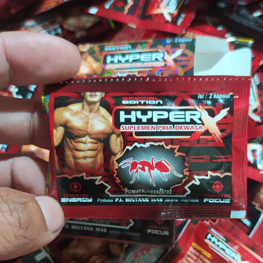 

Hyperx ECERAN 1 Pack 2 kapsul Madu Bubuk Herb Hyper Original Madu Syrup Honey