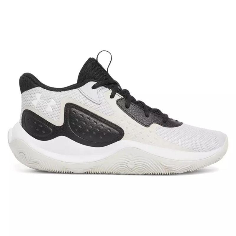 SEPATU BASKET PRIA ORIGINAL UNDER ARMOUR JET '23 WHITE BLACK