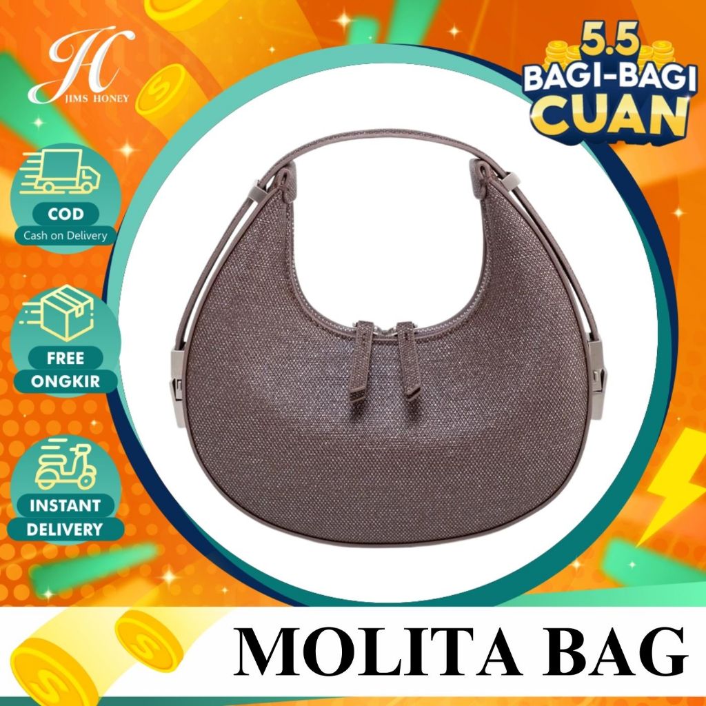 JIMS HONEY FOREVER Molita Bag Tas Selempang Wanita Kulit Elegan Terbaru Hobo 2025