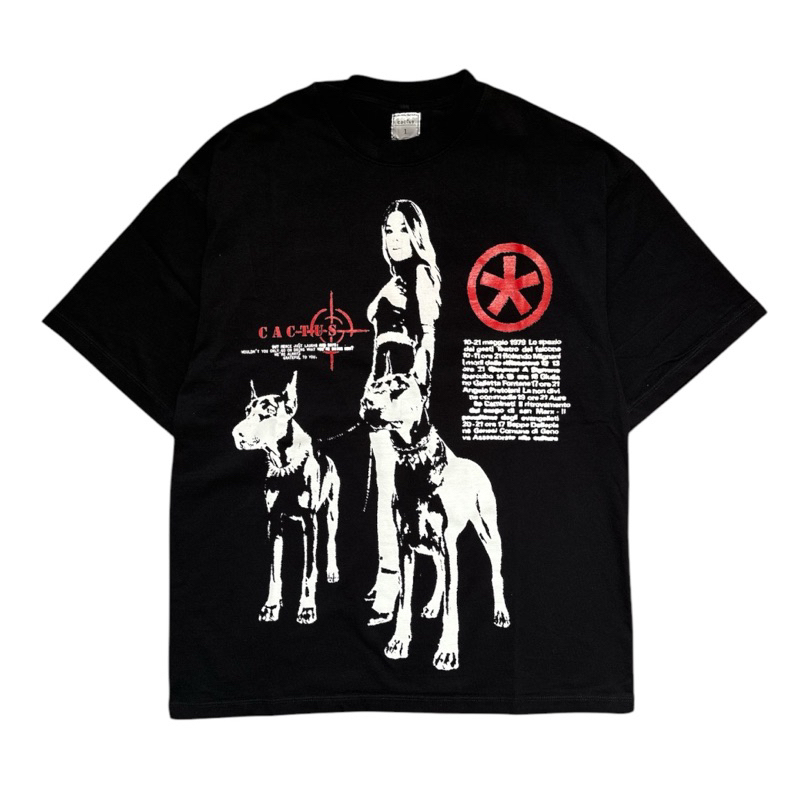 Cactus - Doberman Watch Cactus Tee Black