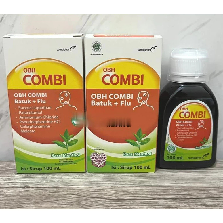 OBH COMBI BATUK PLUS FLU 100ML RASA MENTHOL COMBIPHAR OB H OBH BATUK FLU