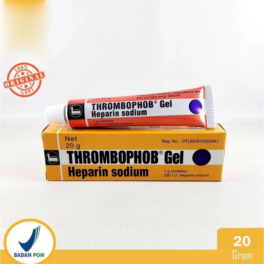THROMBOPHOP GEL (20 GRAM) / TROMBOPOP Phlebitis Permukaan - Penyumbatan Pembuluh Balik Yang Berlebih