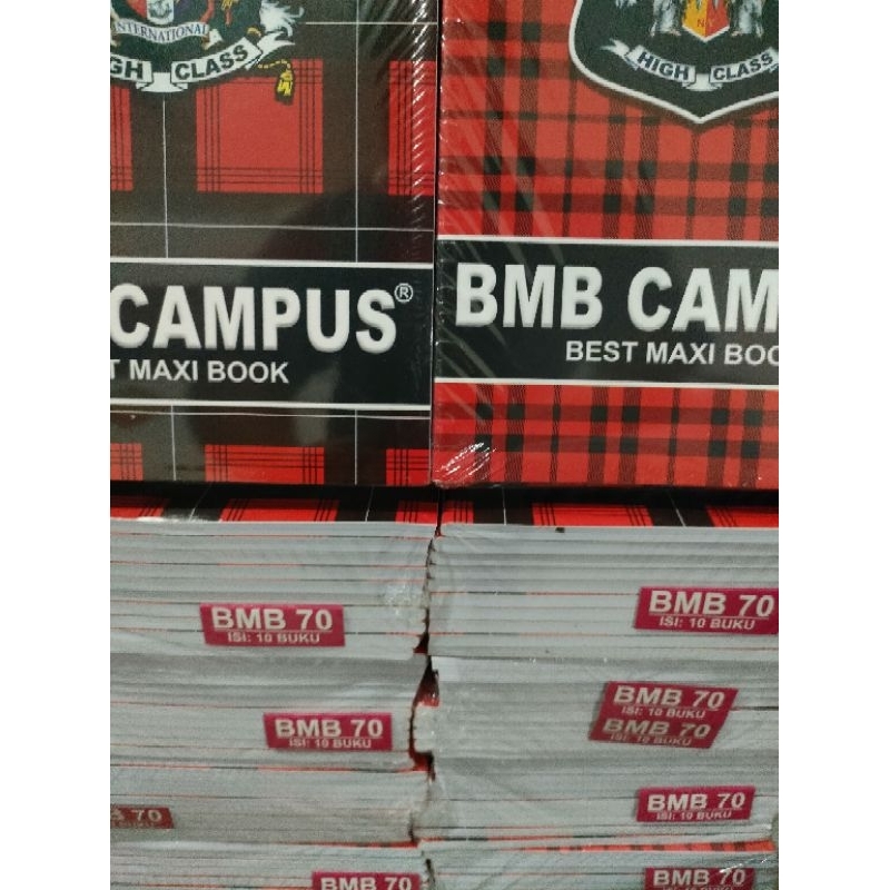 

Buku Tulis BMB 70 lembar (1 pak=10pcs)