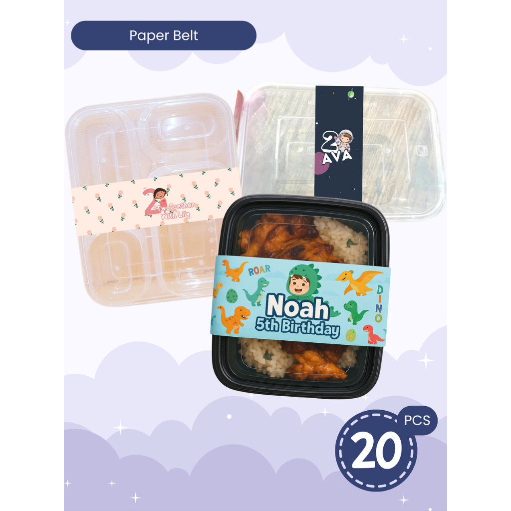 Paperbelt Ulang tahun | Paperbelt Ultah Khitan Wedding Aqiqah | (bukan Sticker) ujung ada perekat Is