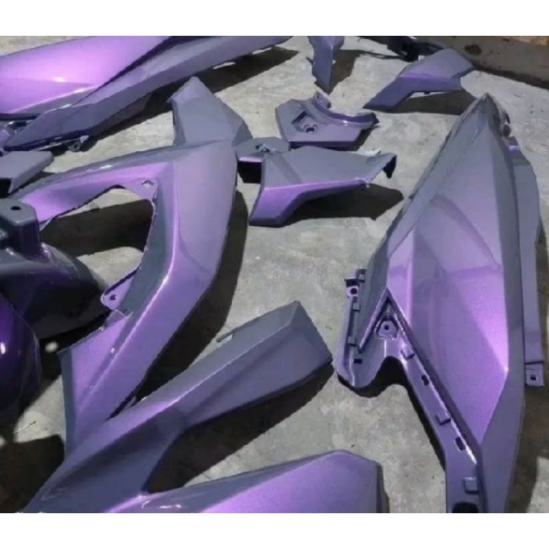 cat warna nardo grey + lembayung ungu/lembayung violet cat abu lembayung ungu cat abu abu mutiara un