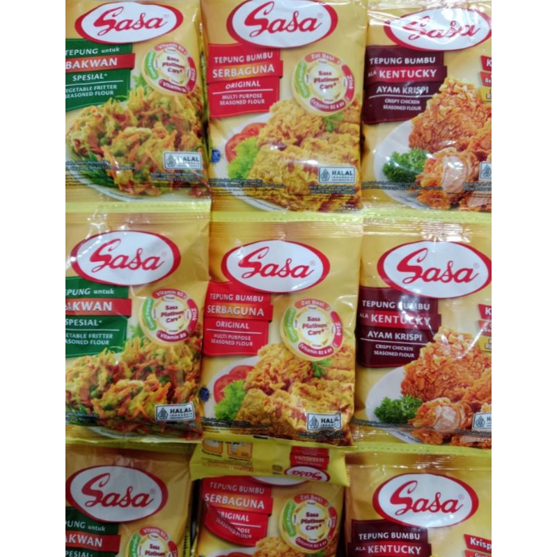 

Tepung bumbu Sasa 75gr per pcs
