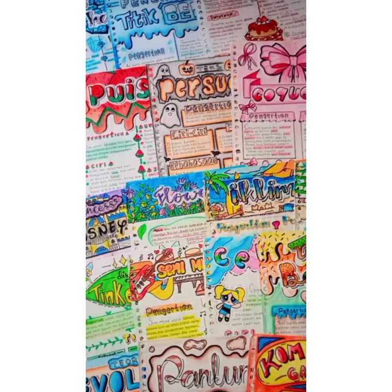

Jasa Tulis Lettering (FULL COLOUR ) B5