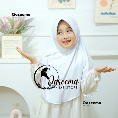 Bergo Hamidah Pinguin Instan Sekolah Jersey Umur 5 - 10 Tahun | Hijab Jilbab Instan Bergo Hamidah An