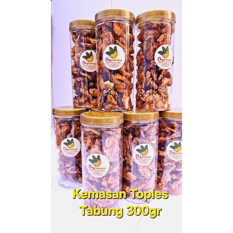 

Sale Pisang crispy (300g) | Sale pisang kering | kemasan toples praktis anti mlempem