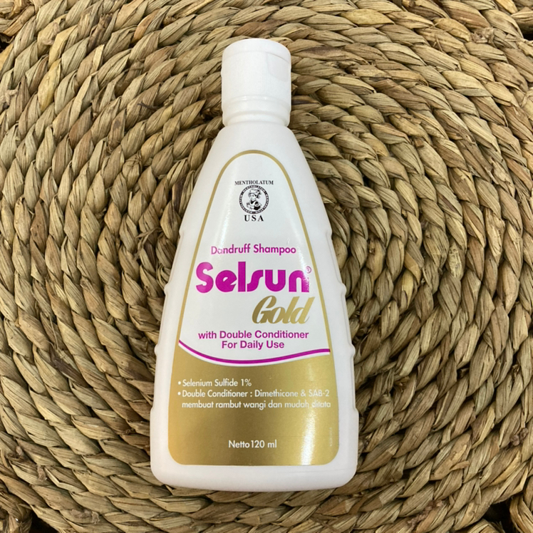 Shampo Anti Ketombe Gold 200ml Perawatan Kulit Kepala Psoriasis dan Dermatitis