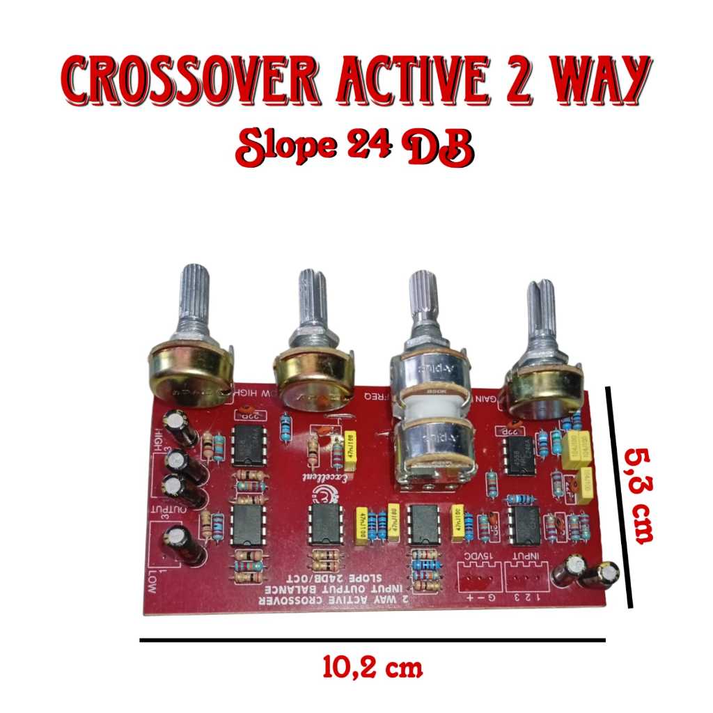 CROSSOVER ACTIVE 2 WAY INPUT OUTPUT BALANCE