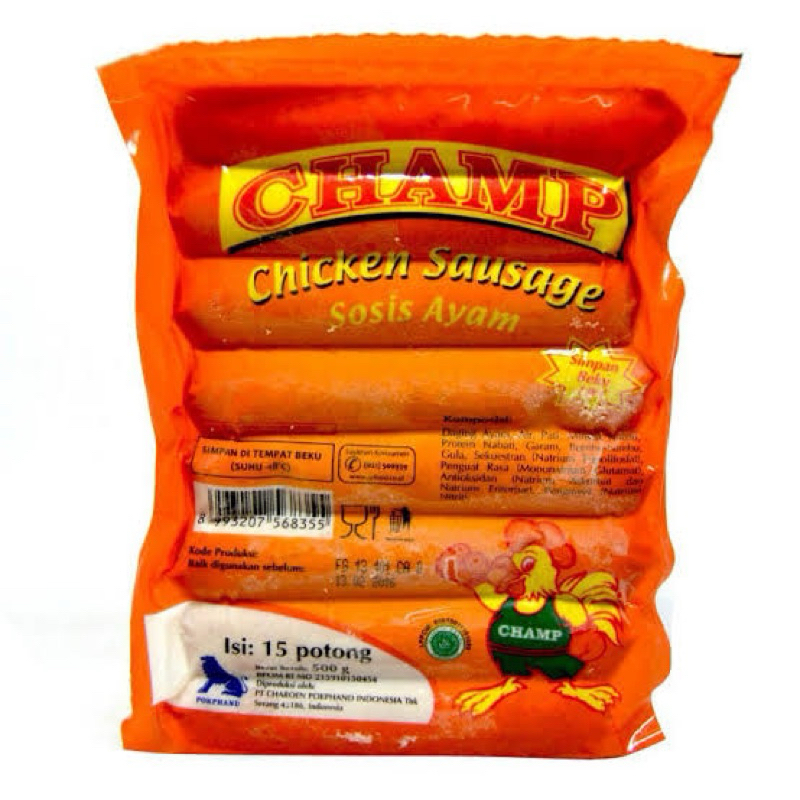 

Champ Sosis Ayam Isi 15 Potong - 500gram