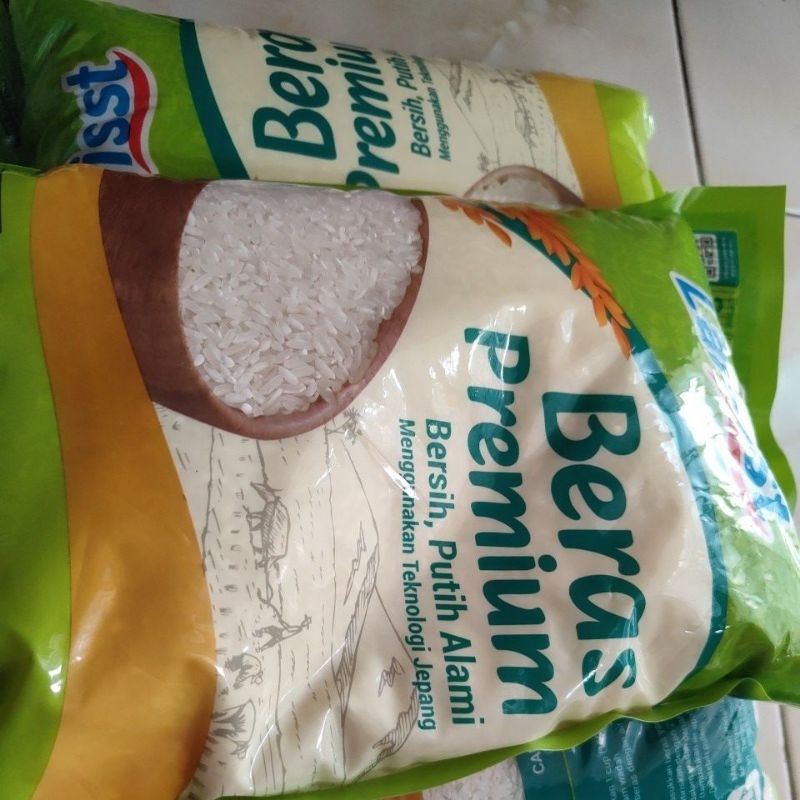 

Beras premium 5 kg beras berkualias baik merk sesui stok