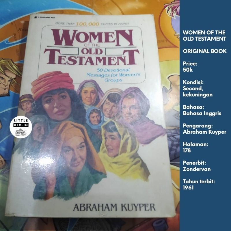 ORIGINAL Buku WOMEN OF THE OLD TESTAMENT Preloved Bahasa Inggris Kisah Wanita Dalam Injil Perjanjian