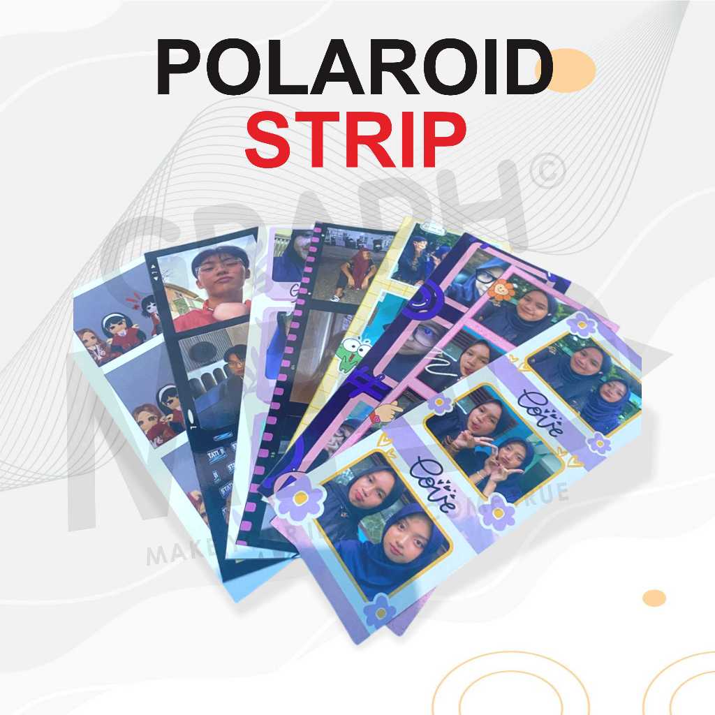 Cetak Foto Polaroid Strip