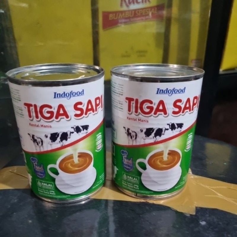 

krimer kental manis tiga sapi kaleng 490 gr
