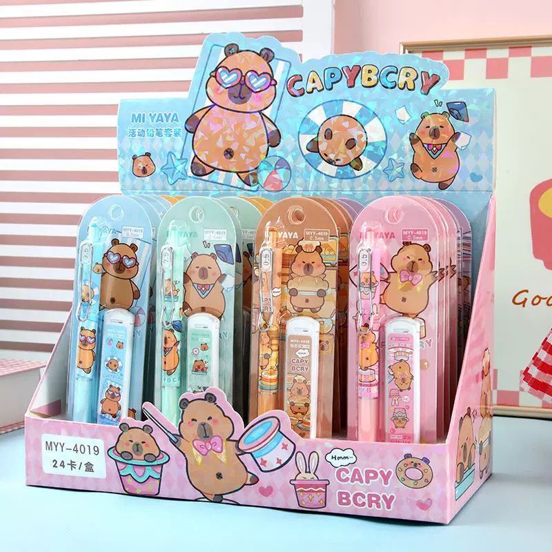 

Pensil Mekanik Capybara Plus Refill Pensil Cetek Kapibara MOMO071