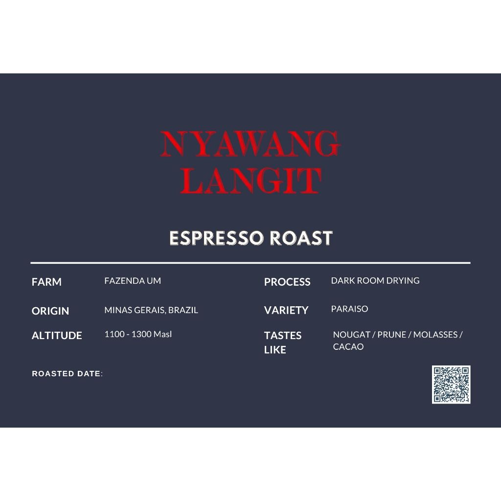 

BRAZIL FAZENDA UM DARK ROOM ESPRESSO ROAST