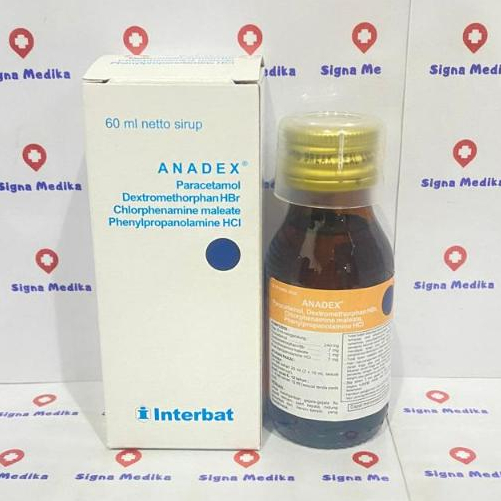 Anadex Sirup 60ml - Obat Batuk & Pilek