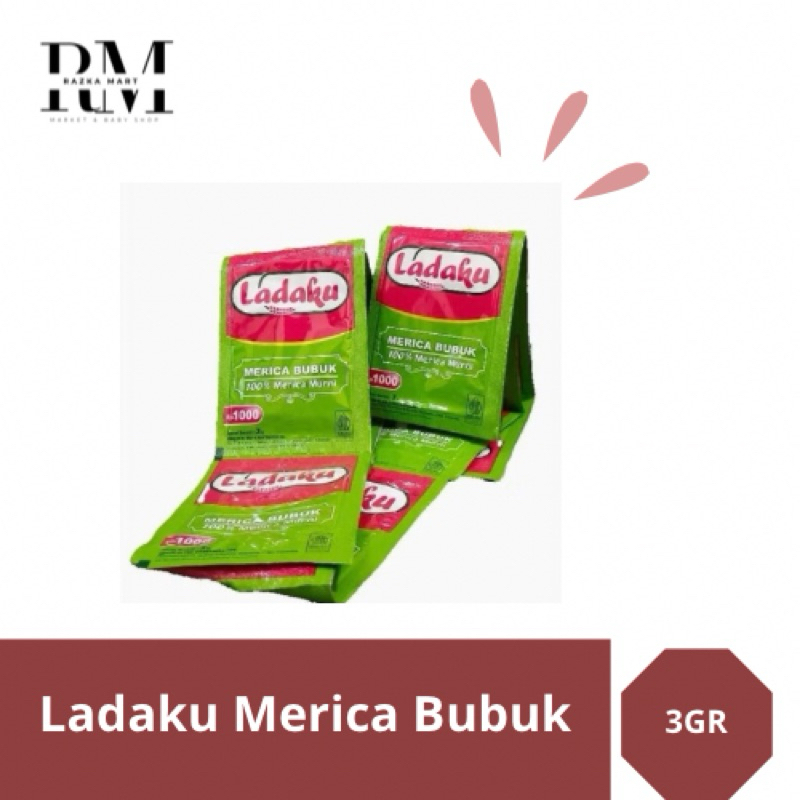 

Desaku LADAKU Merica Lada Bubuk 2.5 gr White Pepper Powder PERRENTENG ADA 12SACHET