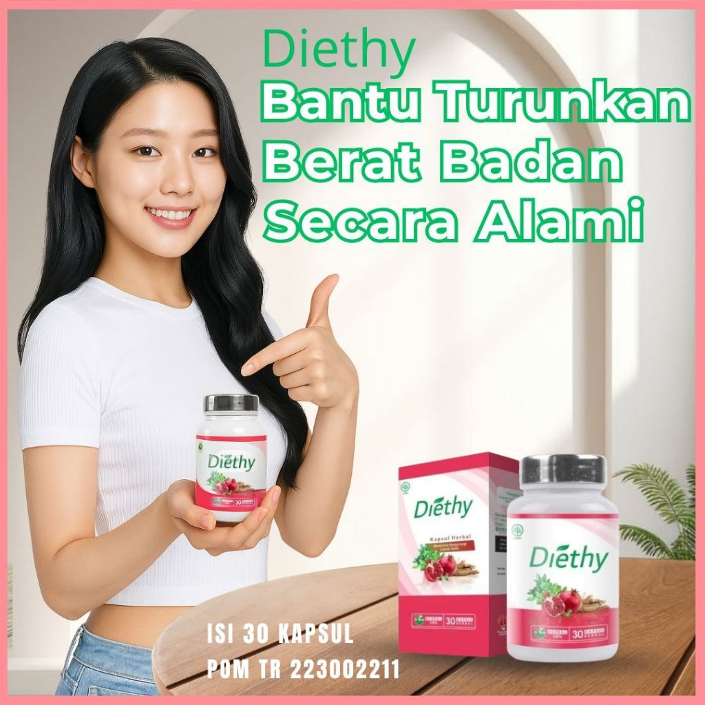 DIETHY OBAT PELANGSING DETOX PELUNTUR LEMAK BADAN HERBAL ALAMI / OBAT JAMU DIET DAUN JATI CINA AMPUH
