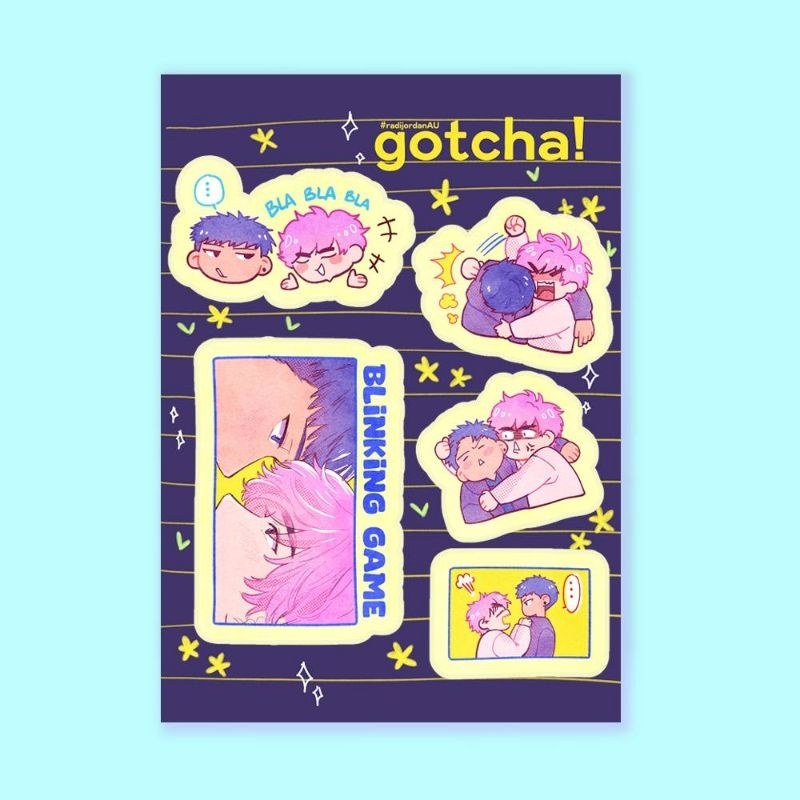 

radijordan bl au kisscut sticker