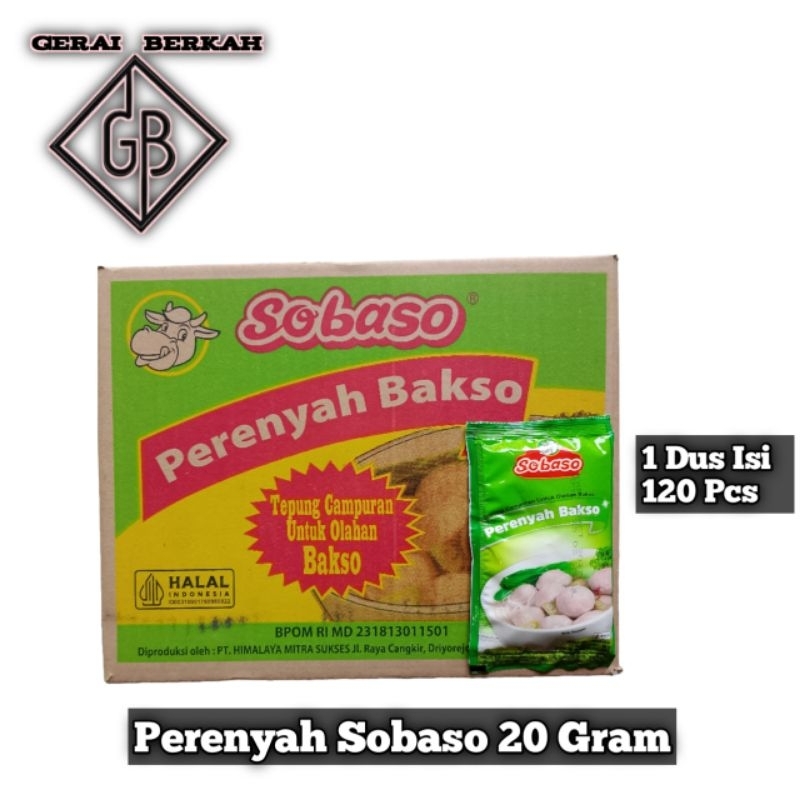 

Sobaso Tepung Perenyah Bakso 20 Gram 1 Dus