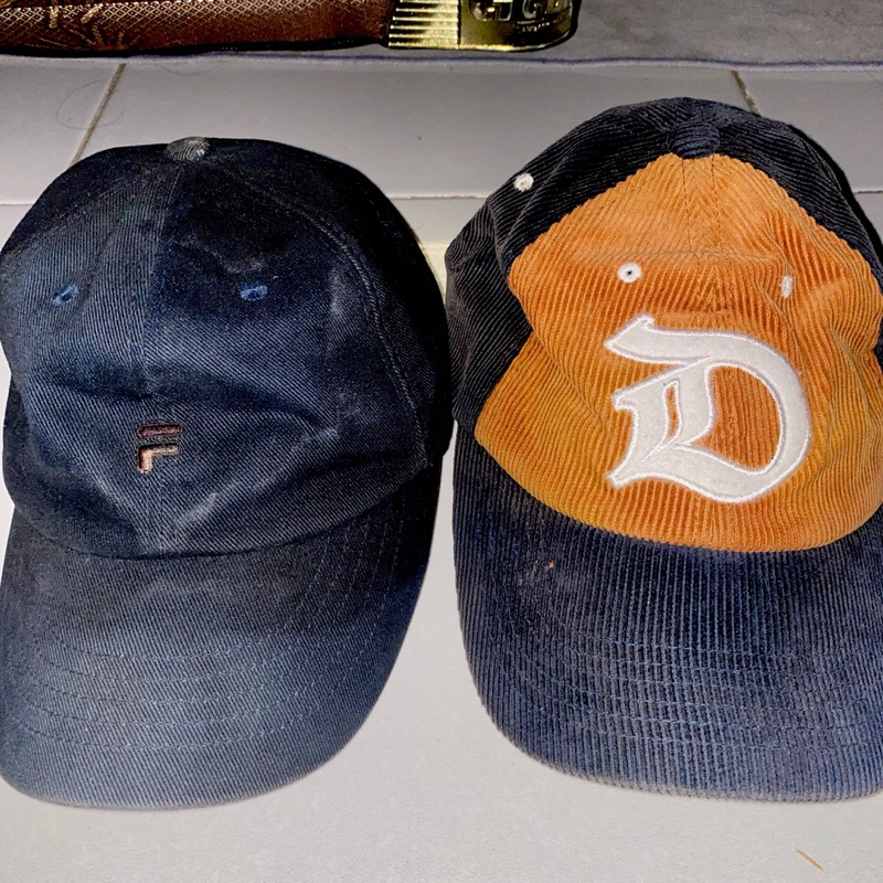 Topi pria Fila & Queenbeer preloved