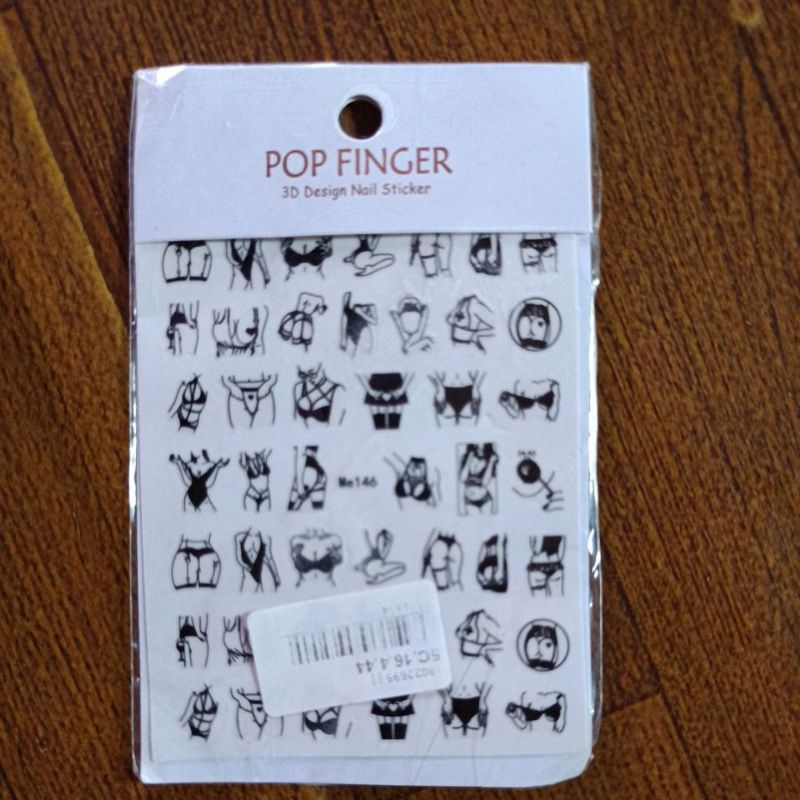 

Stiker 3d Pop Finger