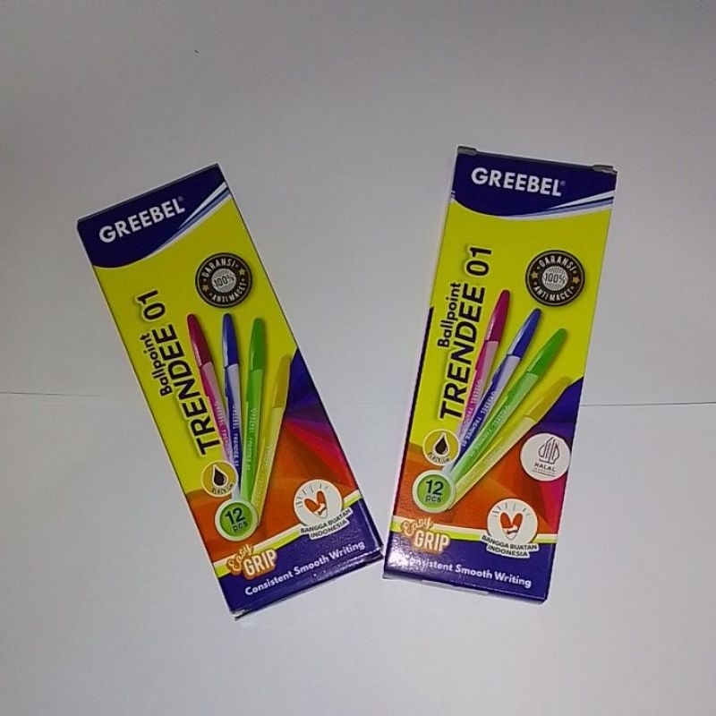 

(12 PCS) PULPEN GREEBEL TRENDEE 01 PACK