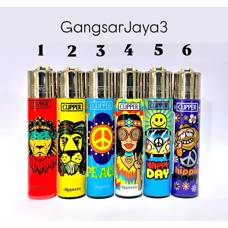 korek Clipper original spain Peace Reggae 1 pcs