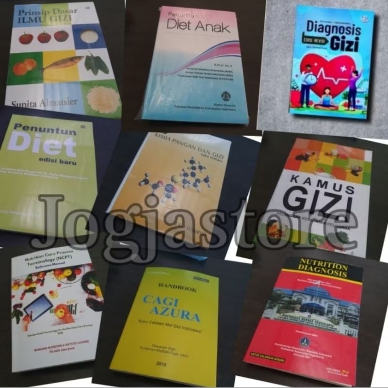 Buku GIZI , Penuntun Diet, NCP, Diet Anak, Kimia Pangan  Cagi Azura