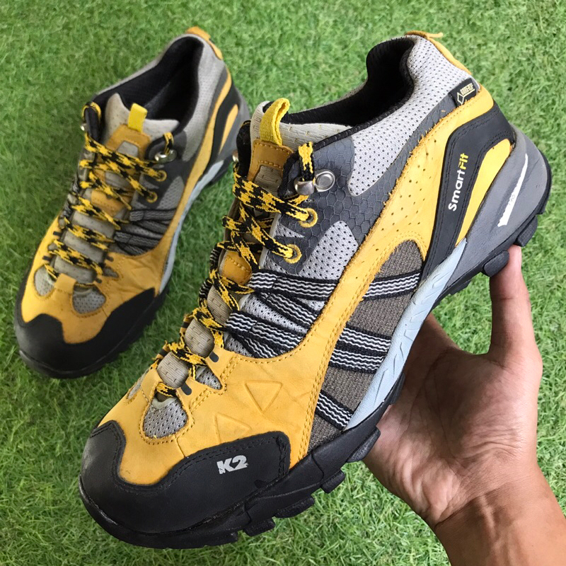Sepatu Gunung K2 Yellow Goretex preloved size 43