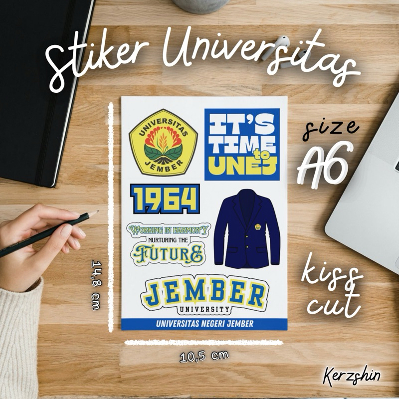 Stiker Universitas Jember - UNEJ