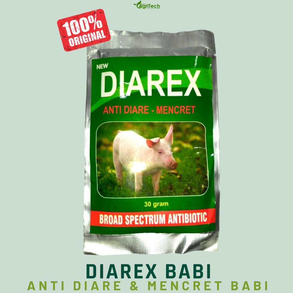 DIAREX BABI OBAT MENCRET DIARE BABI ANTIBIOTIK - TAMASINDO