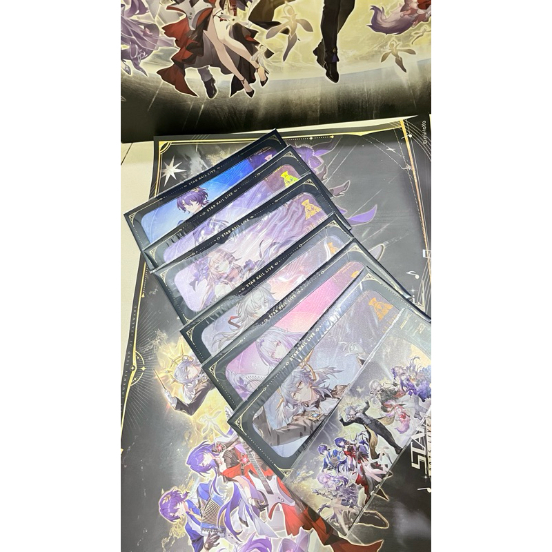 Hsr Honkai. star rail live 2025 Live concert merch Ticket Goodie bag paperbag poster Sunday Acheron 