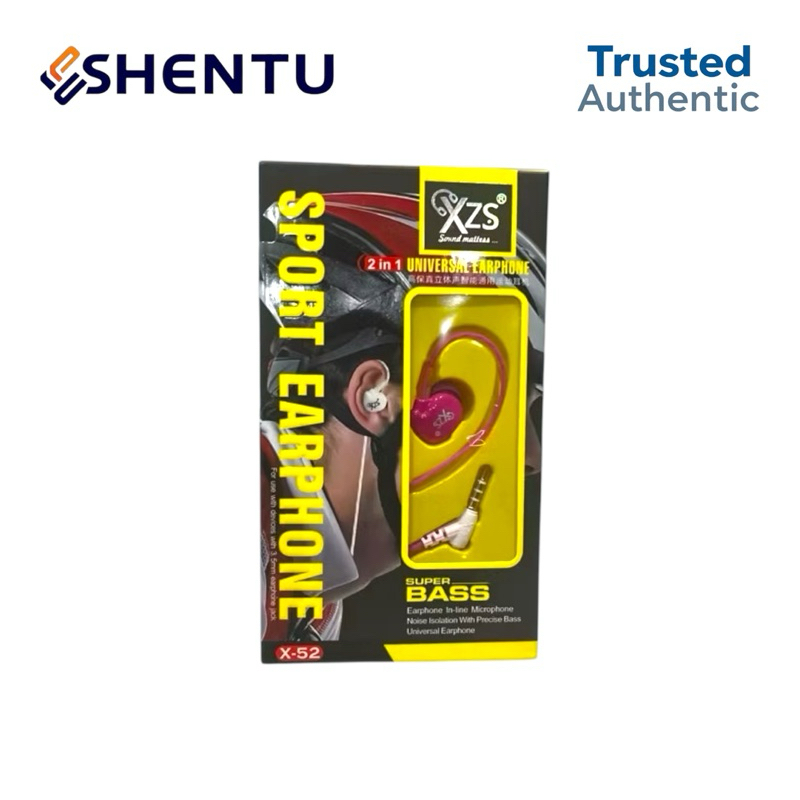 Earphone Headset XZS X-52 Super Bass Hi-Res Volume