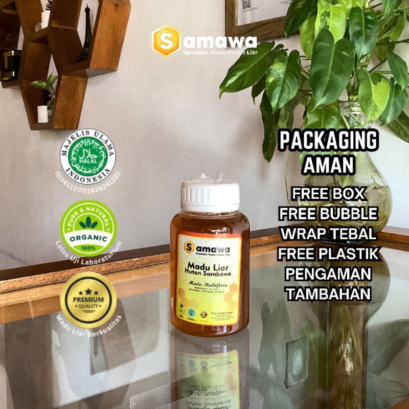 

Madu Liar Hutan Sumbawa Multiflora 200gr