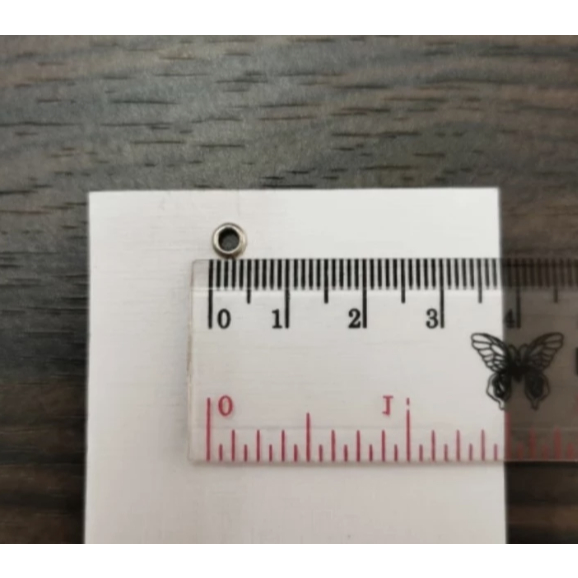 [5000pcs] mata ayam 2.5mm nickel / mata ayam hangtag / eyelet 2,5mm / mata itik (UI - 5x2.5x5)