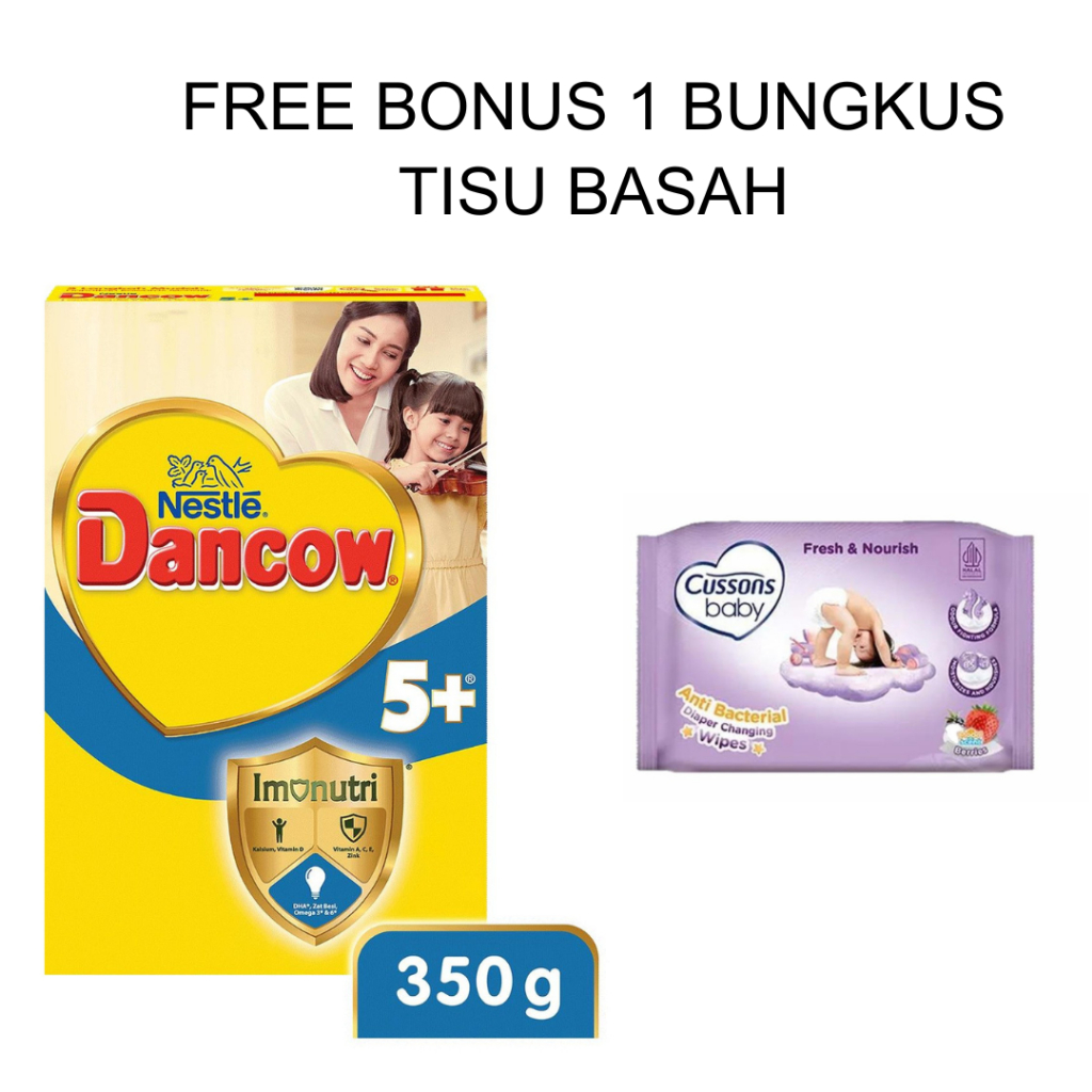 

DANCOW 5+ Imunutri Vanila 350g – Susu Bubuk Anak Usia 5 Tahun ke Atas dengan Rasa Vanila dan Nutrisi Lengkap