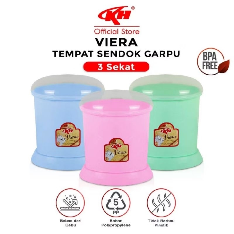 Tempat sendok tutup Viera / kh tempat sendok