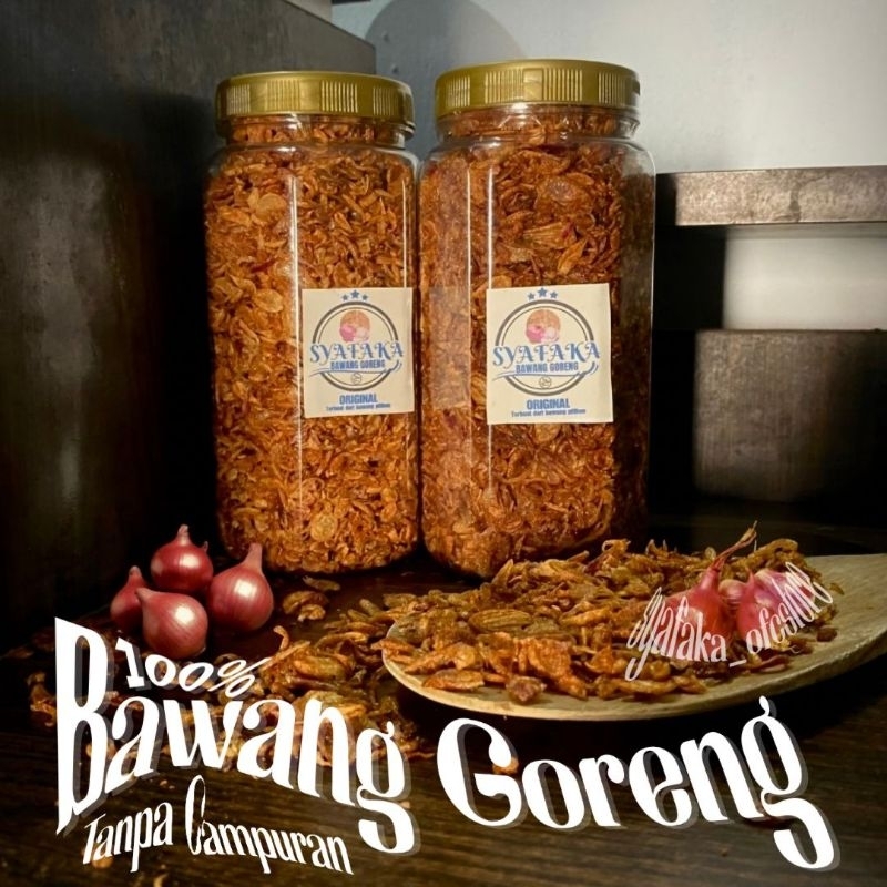 

Bawang Goreng Asli Premium Murni Tanpa Tepung Original Bawang Merah Brebes