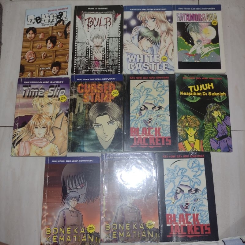 komik serial misteri karya penulis/pengarang lokal