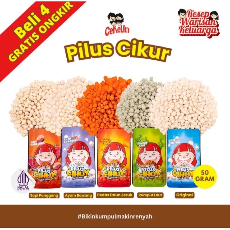 

pilus cingur kekinian cekelin