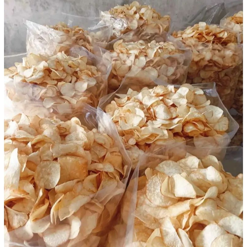 

Keripik Ubi Singkong Original 1 Kg Renyah Garing