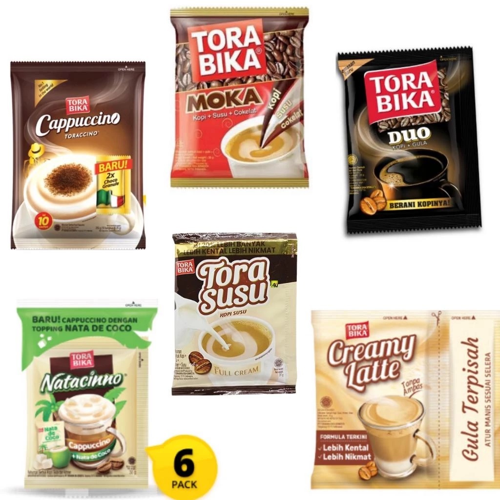 

Max TORABIKA all variant 10 pc kopi torabika Creamy latte Capucino Natacino Moka torabika Susu jahe renceng 10pc