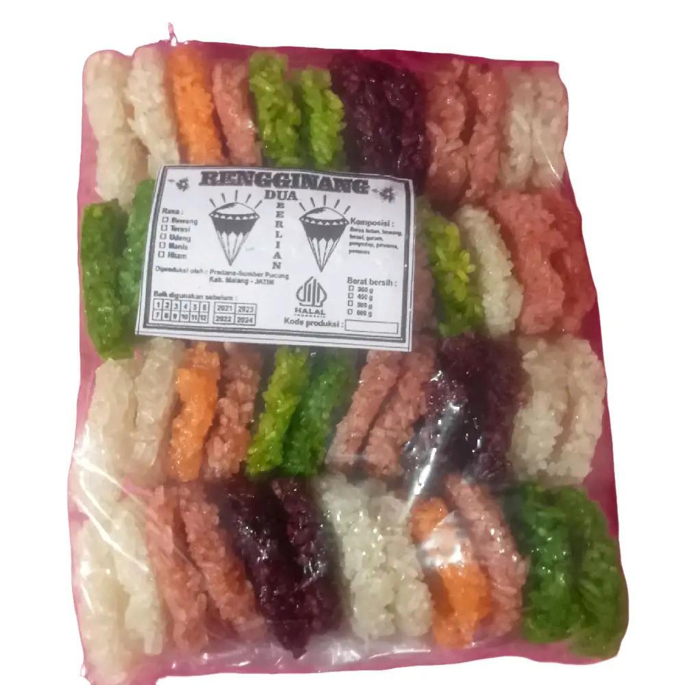 

Rengginang warna-warni bermacam rasa/Makanan dan cemilan sehat/snack gurih dan nikmat