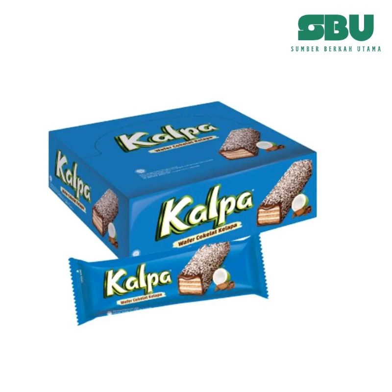 

12 Pcs Kalpa Wafer Coklat Kelapa