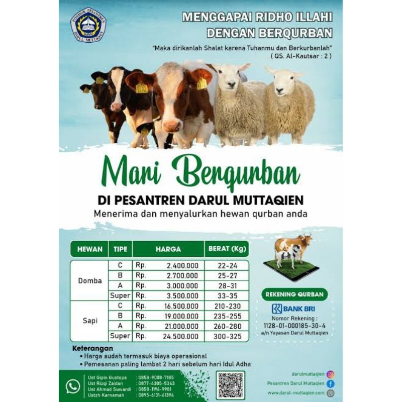 

jual hewaan qurban bandung asli sertifikat kesehatan dokter
